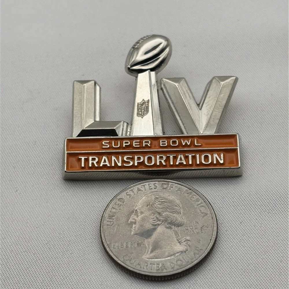Super Bowl LIV Transportation NFL Football Lapel Hat Pin